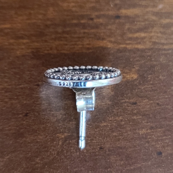 Pandora Tree Ear Studs New In Box - Picture 2 of 2